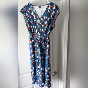 Turquoise Orange and White SheIn Dress Medium